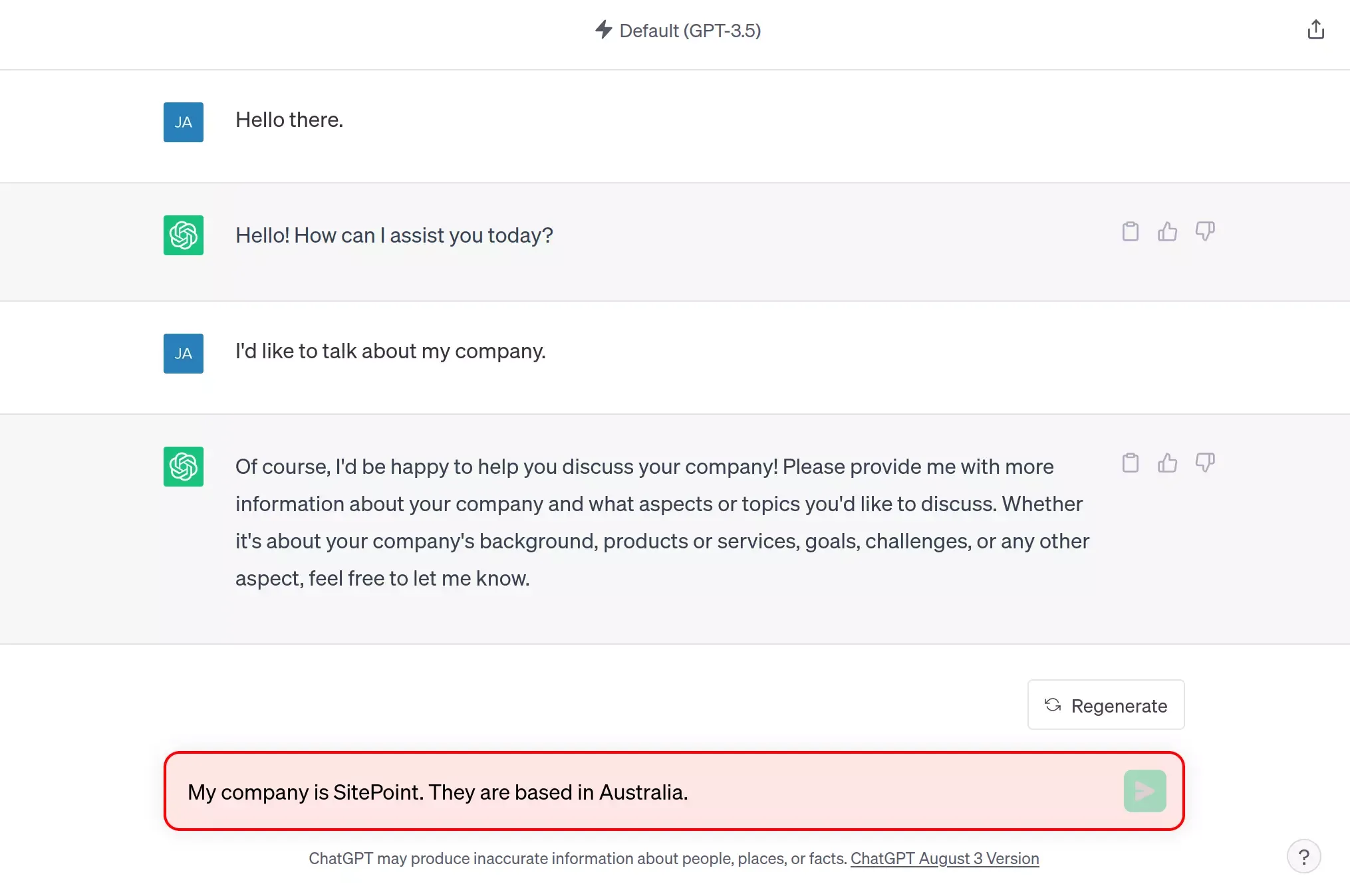 Расширение работает, определив запрещенное слово