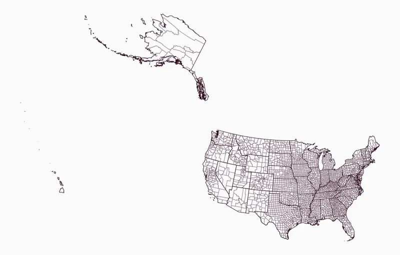 Карта с другой проекцией
